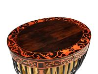 A Continental Inlaid Needlework Basket