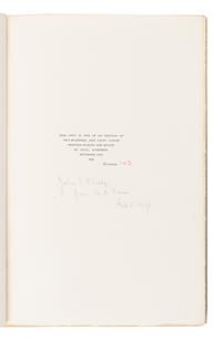 CLEMENS, Samuel L. ("Mark Twain") (1835-1910). What Is Man? New York: Printed at the De Vinne Press, 1906.