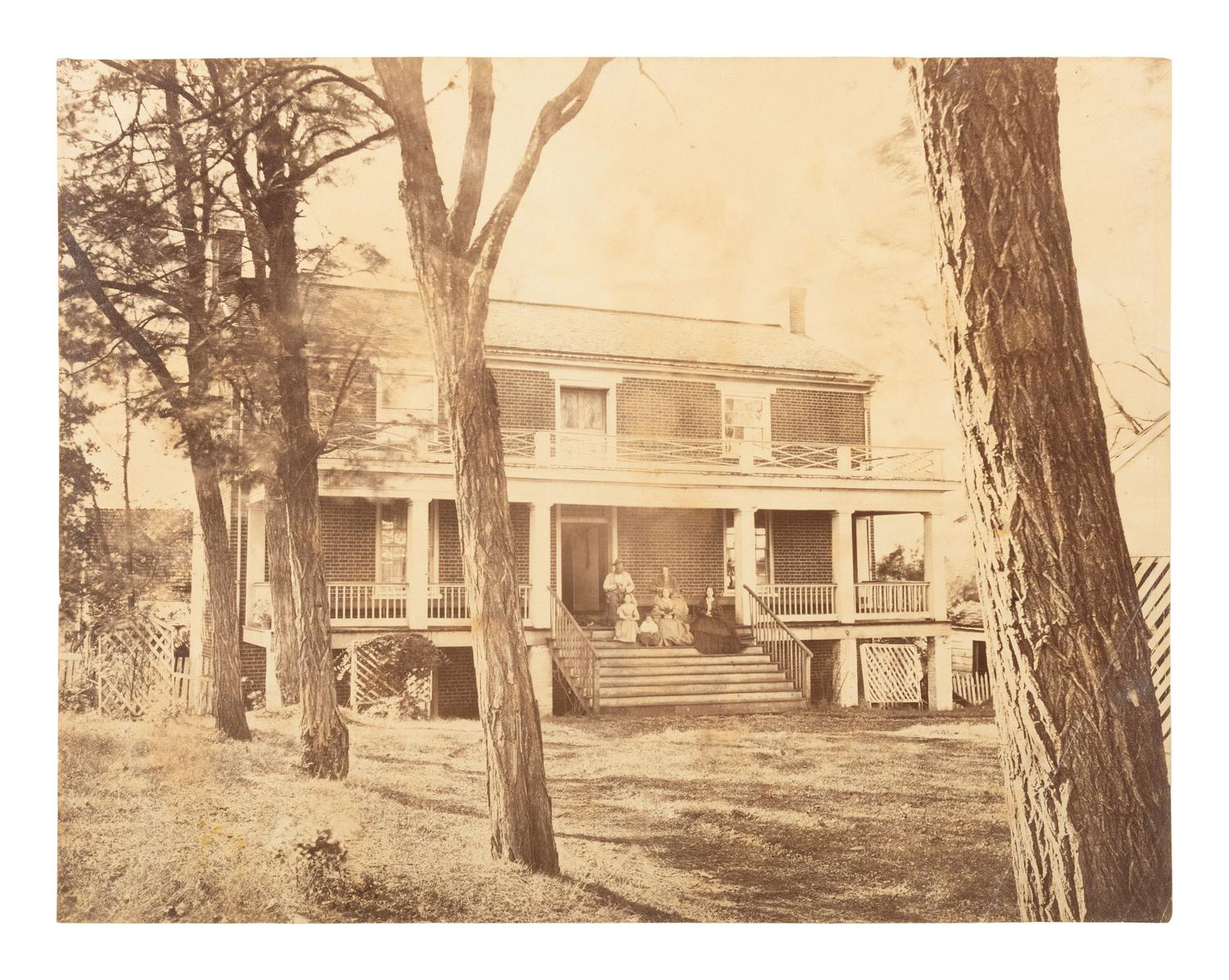 O'SULLIVAN, Timothy (1840-1882), photographer. McClean House, Appomattox Court-House, Virginia.