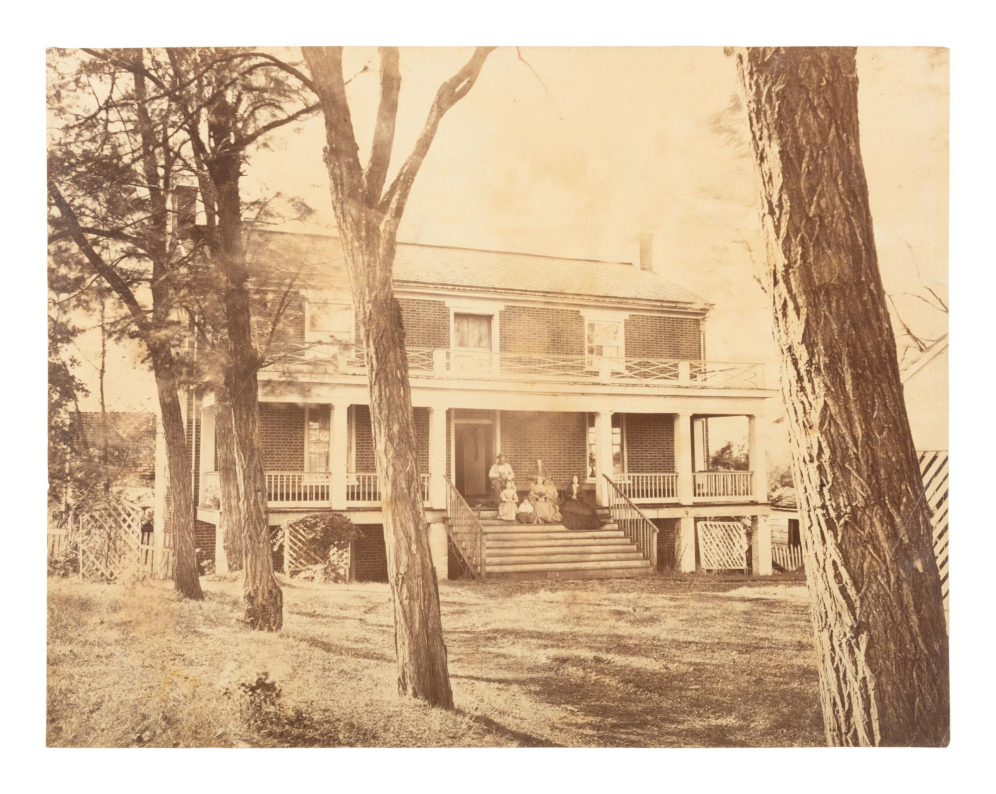 O'SULLIVAN, Timothy (1840-1882), photographer. McClean House, Appomattox Court-House, Virginia.