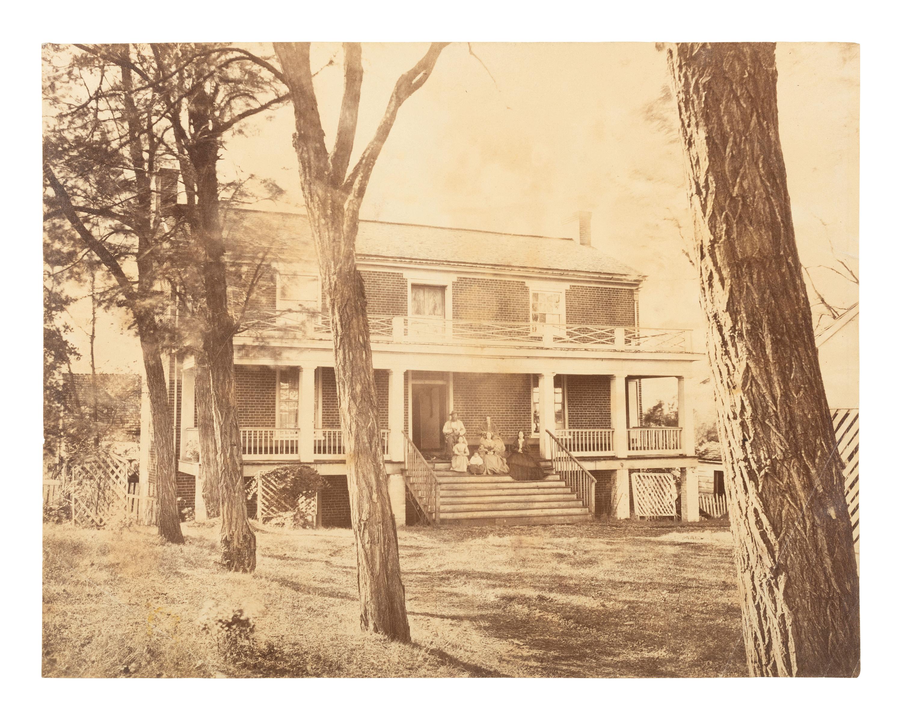 O'SULLIVAN, Timothy (1840-1882), photographer. McClean House, Appomattox Court-House, Virginia.