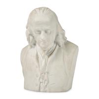 A Small Parianware Bust of Benjamin Franklin