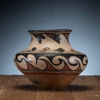 San Ildefonso Polychrome Pottery Jar