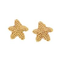 TIFFANY & CO., YELLOW GOLD STARFISH EARRINGS