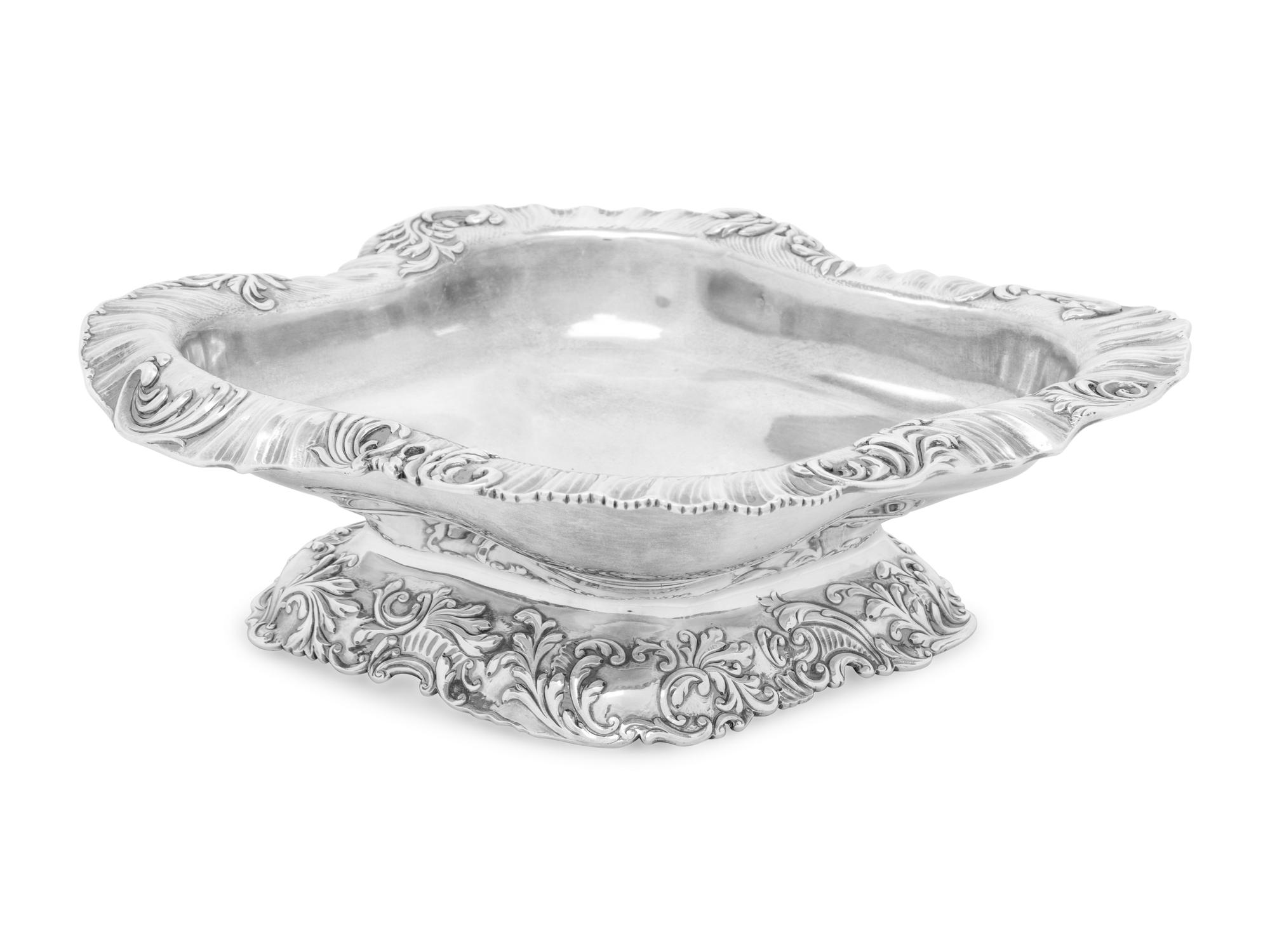 An American Silver Center Bowl