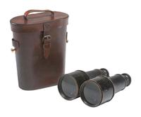 [CIVIL WAR]. A pair of field glasses with presentation engraving to J. R. Davies of London, March 1864.