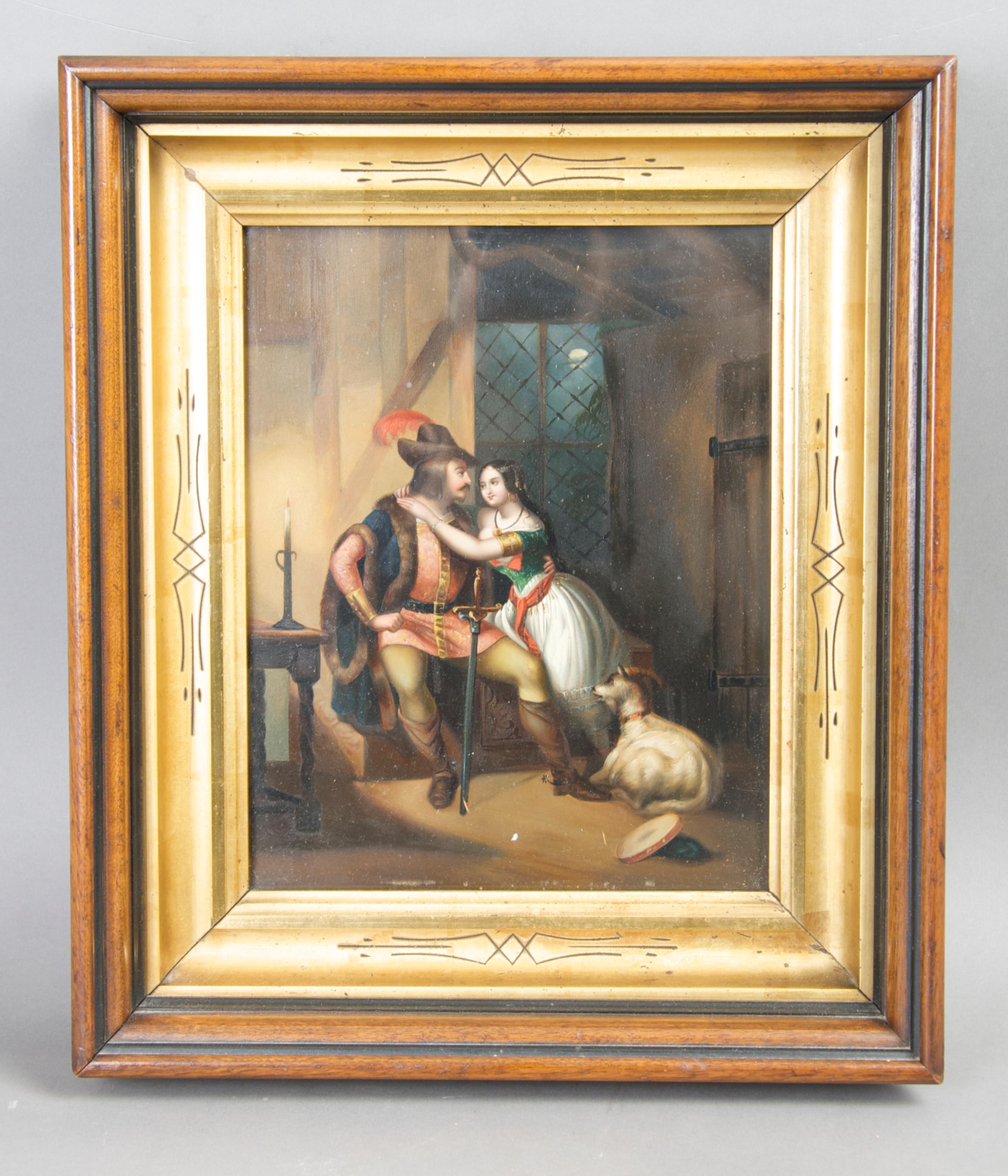 A Continental School Painting, Height 10 x width 8 inches.