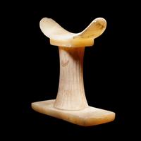 An Egyptian Alabaster Headrest