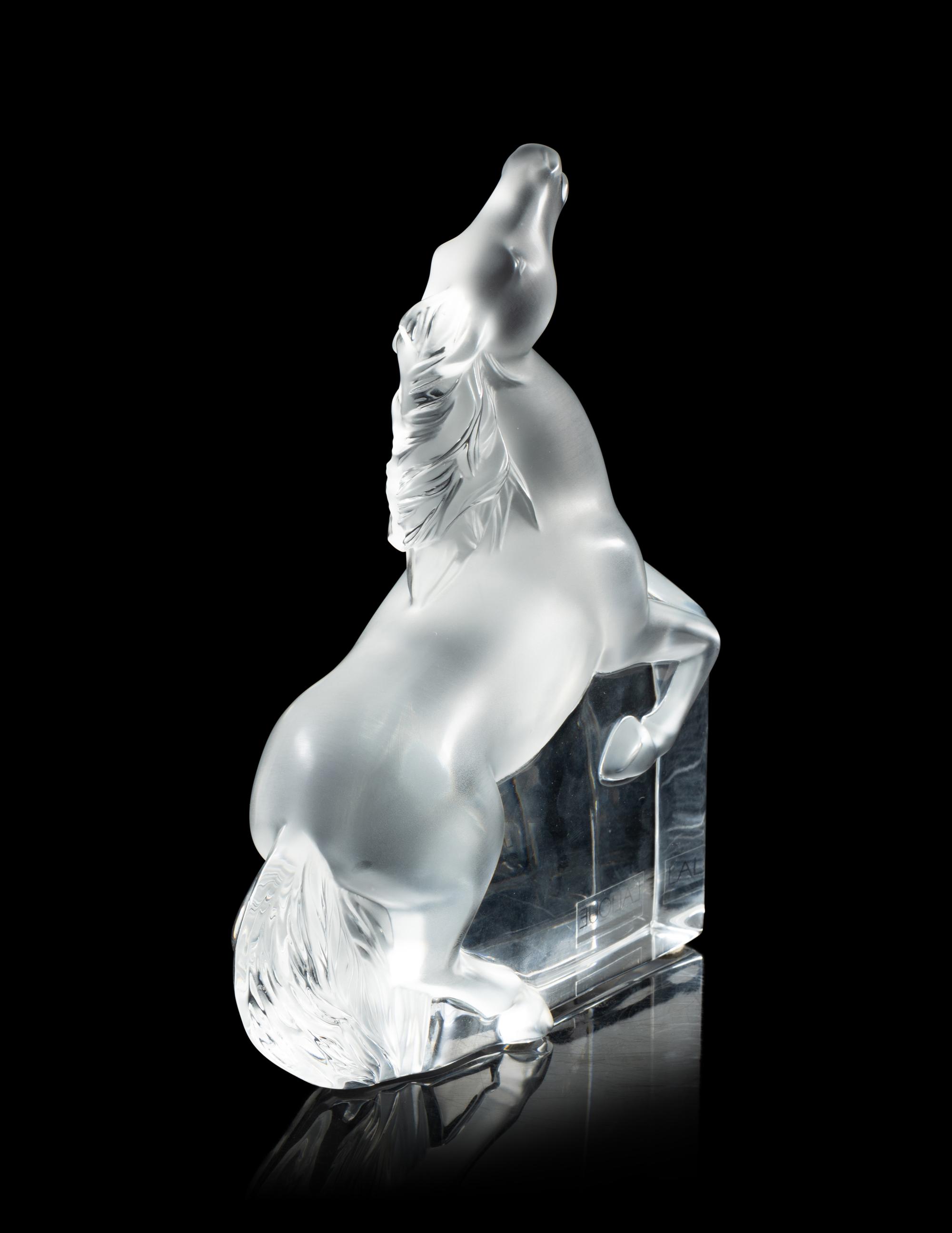 A Lalique Horse Figure