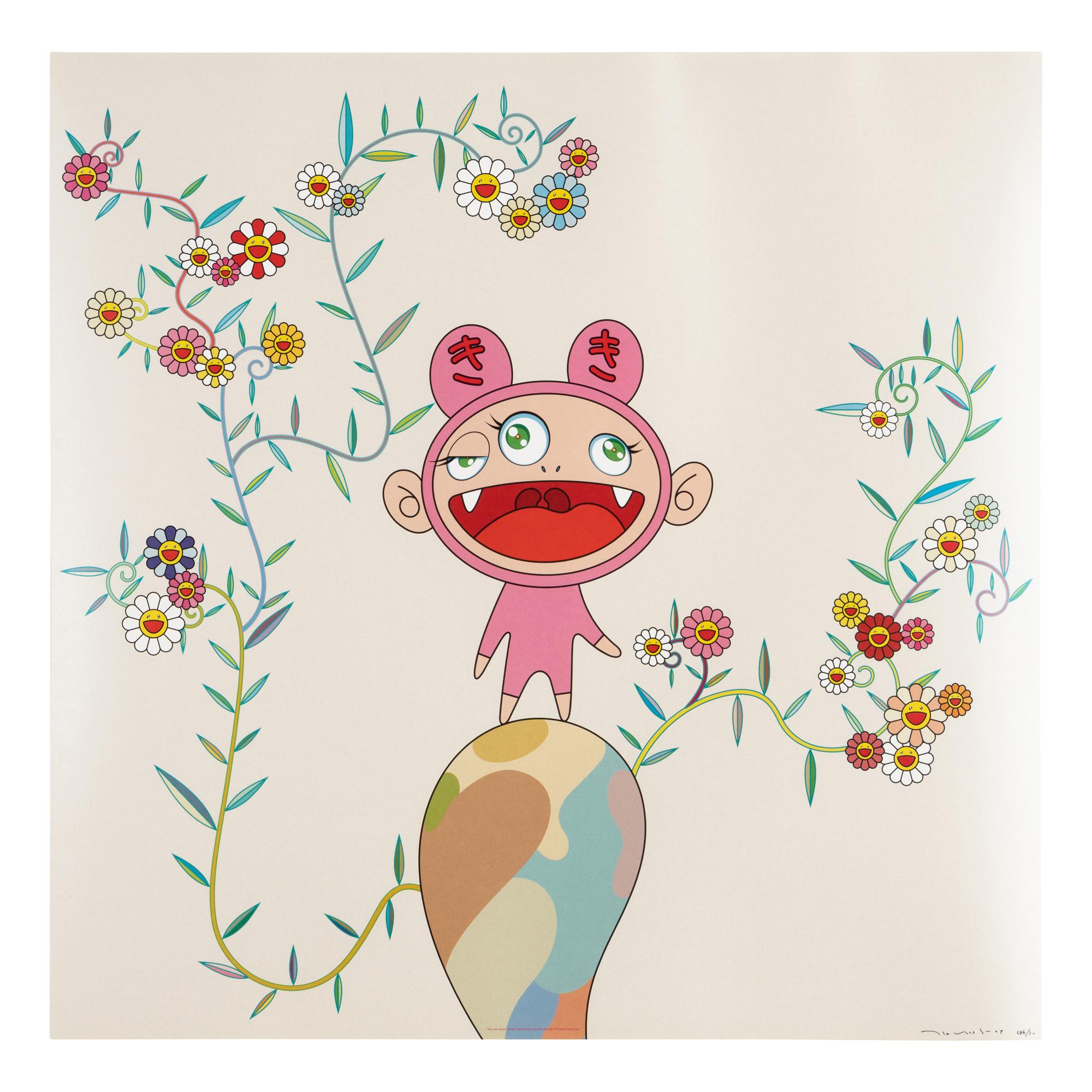 Takashi Murakami (Japanese, b. 1962) — Kiki with Moss , 2003