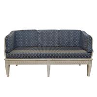 A Two Person Upholstered Settee 70" W x 26" D x 33" H — Sweden, 20th Century