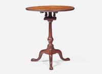 A Queen Anne mahogany tilt-top candlestand, Philadelphia, PA, circa 1760