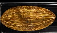 An Egyptian Sheet Gold Mouth Amulet