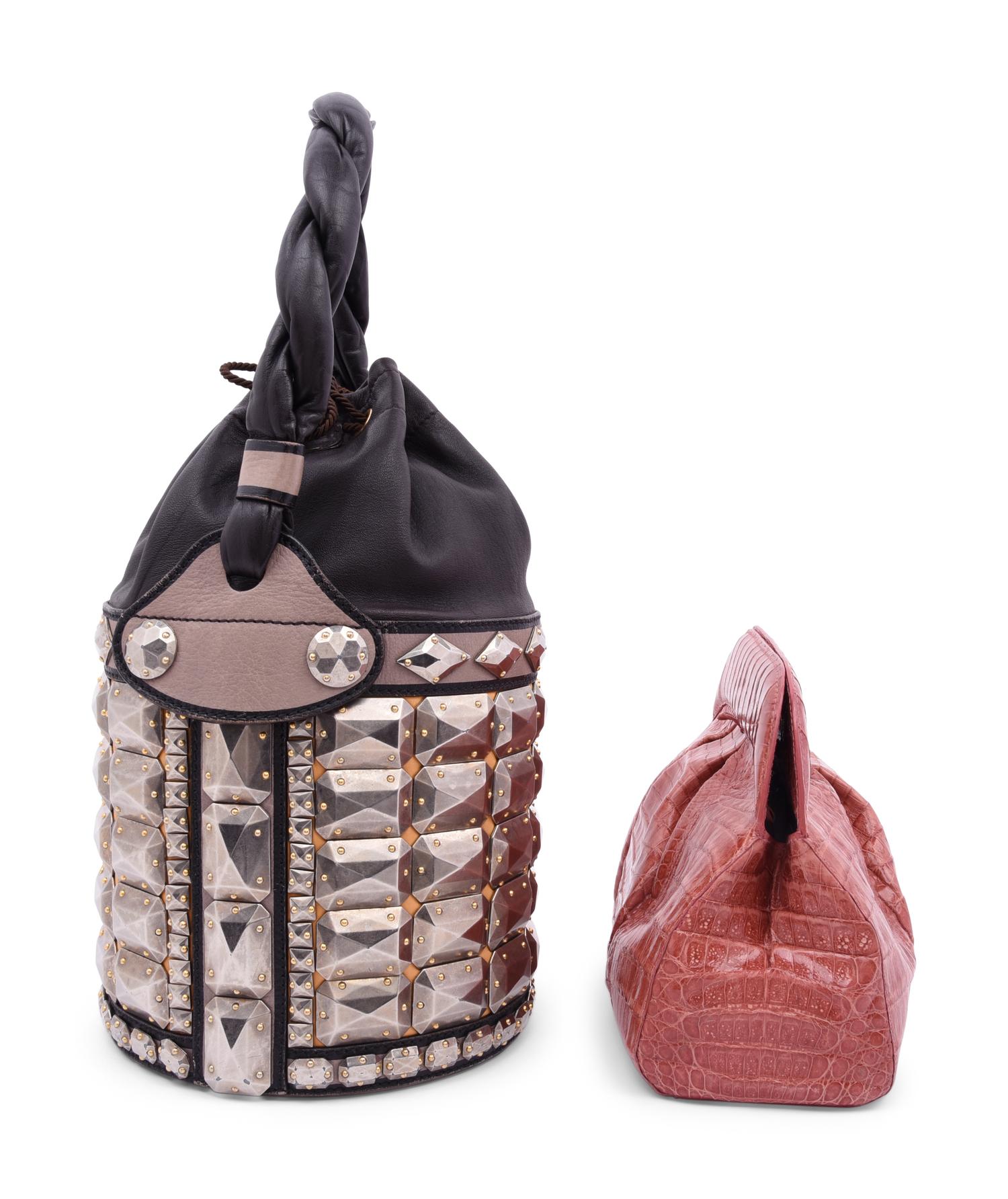 Two Designer Bags: One Fendi and One Nancy Gonzalez