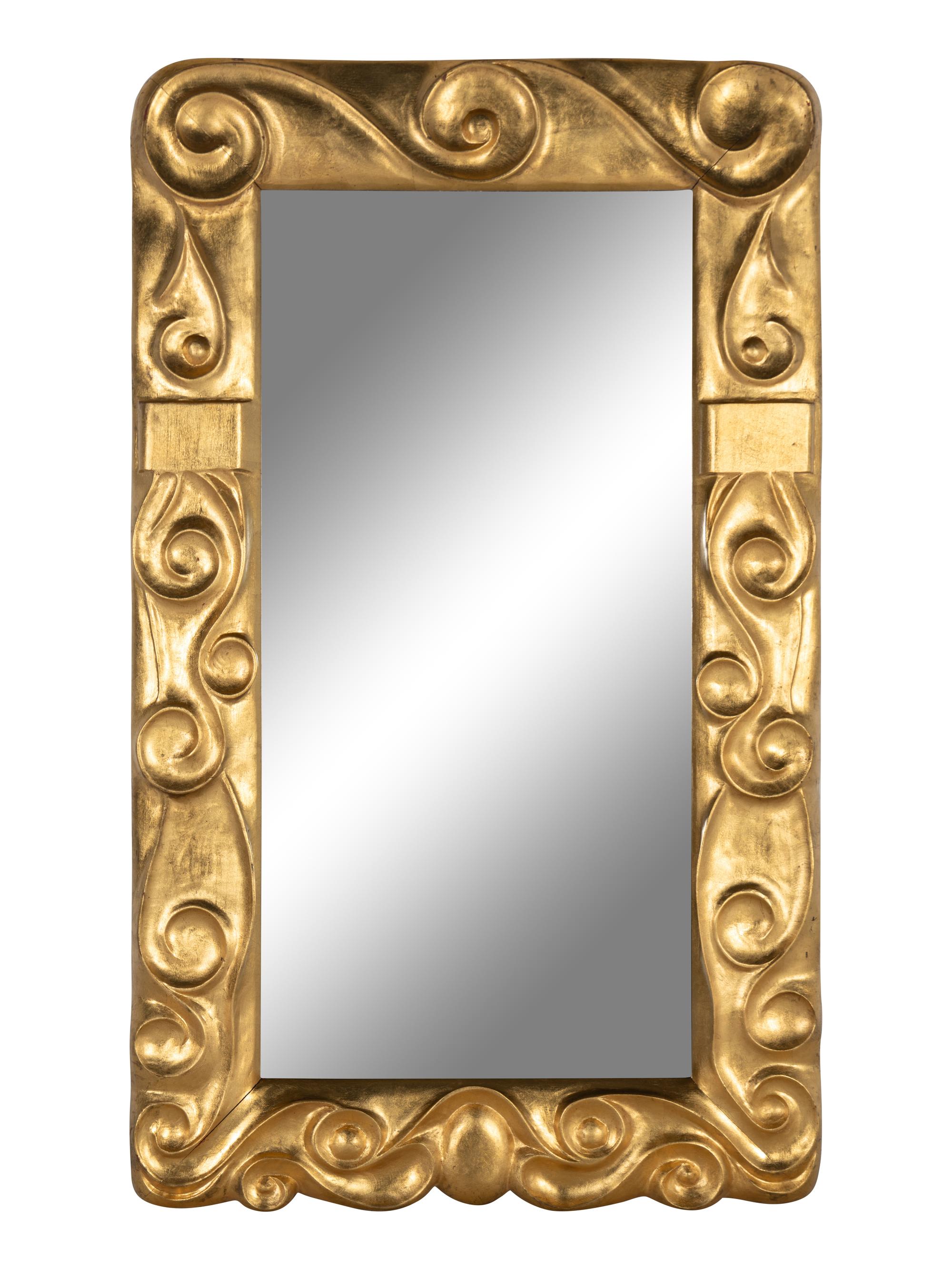 A Large Giltwood Mirror