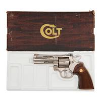 *Nickel Plated 4" Colt Python in Box