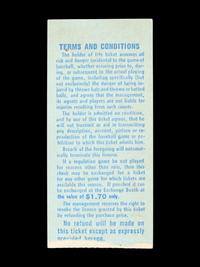 An April 17, 1964 New York Mets Ticket Stub from the First Game Played at Shea Stadium