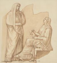 Study of an Ancient Greek Stele