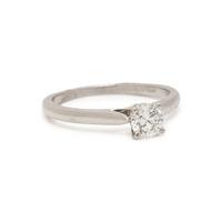 CARTIER, PLATINUM AND DIAMOND RING