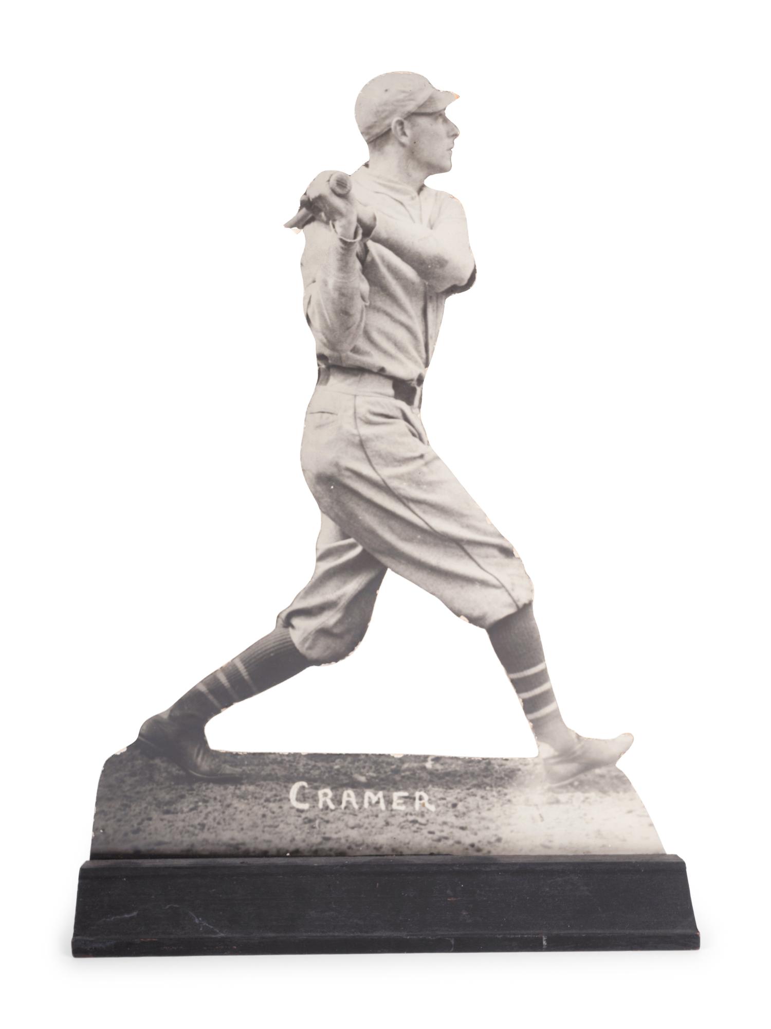 A Group of 13 Uncommon 1930 Philadelphia Athletics Baseball Wood Cut Stand Up Displays Including Jimmie Foxx and Mickey Cochrane,
