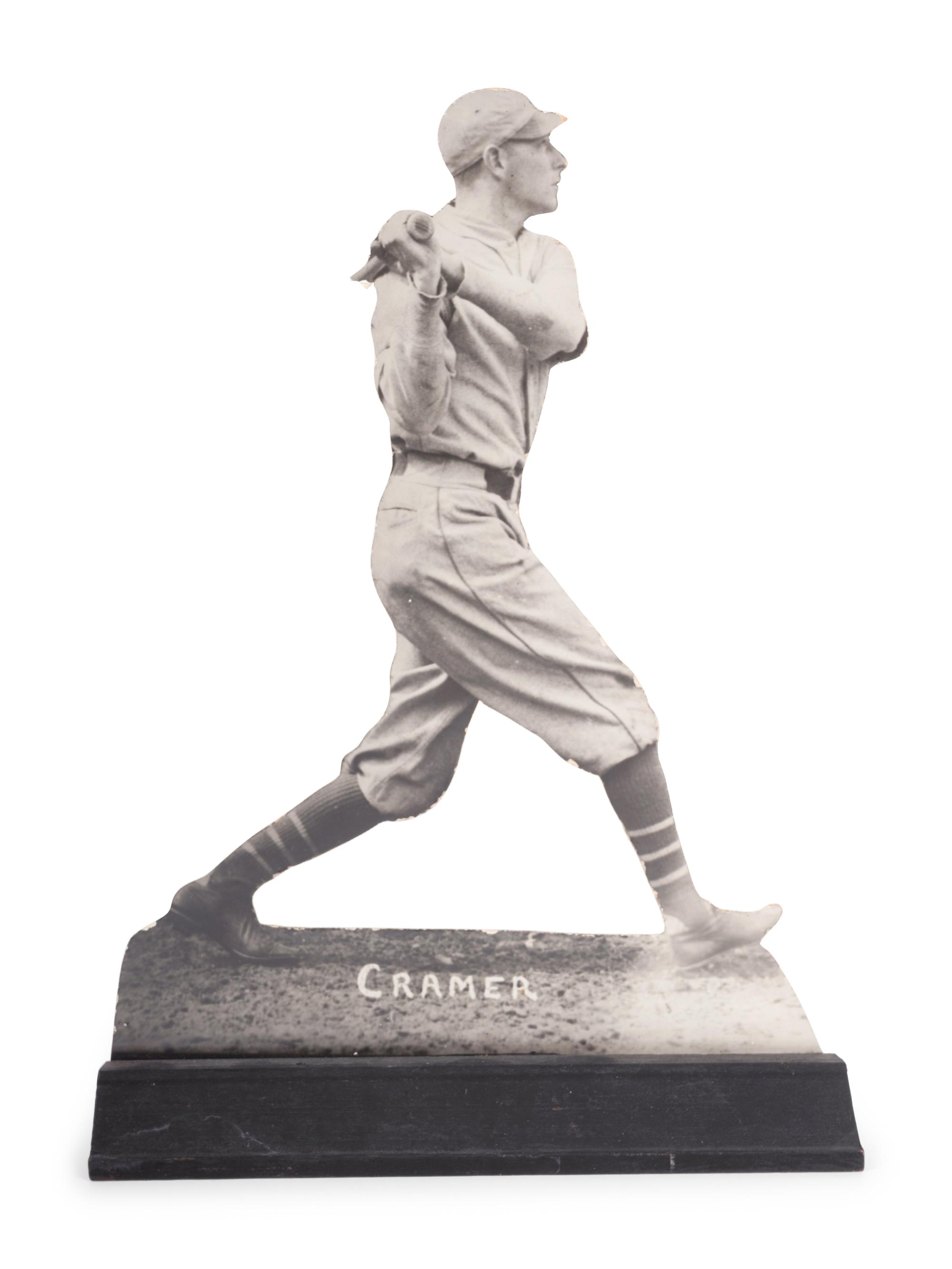 A Group of 13 Uncommon 1930 Philadelphia Athletics Baseball Wood Cut Stand Up Displays Including Jimmie Foxx and Mickey Cochrane,