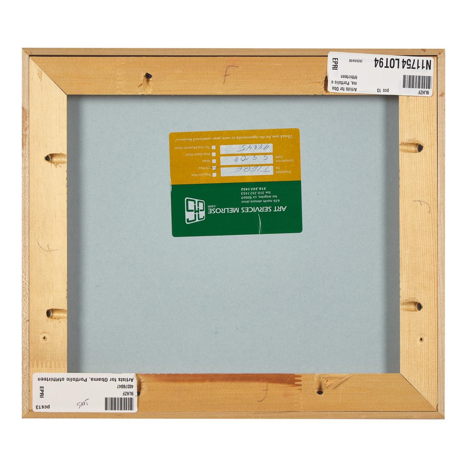 Julie Mehretu (Ethiopian, b. 1970) — Untitled I (Amulets) (from Artists for Obama ), 2008