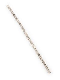 DIAMOND AND WHITE GOLD BRACELET