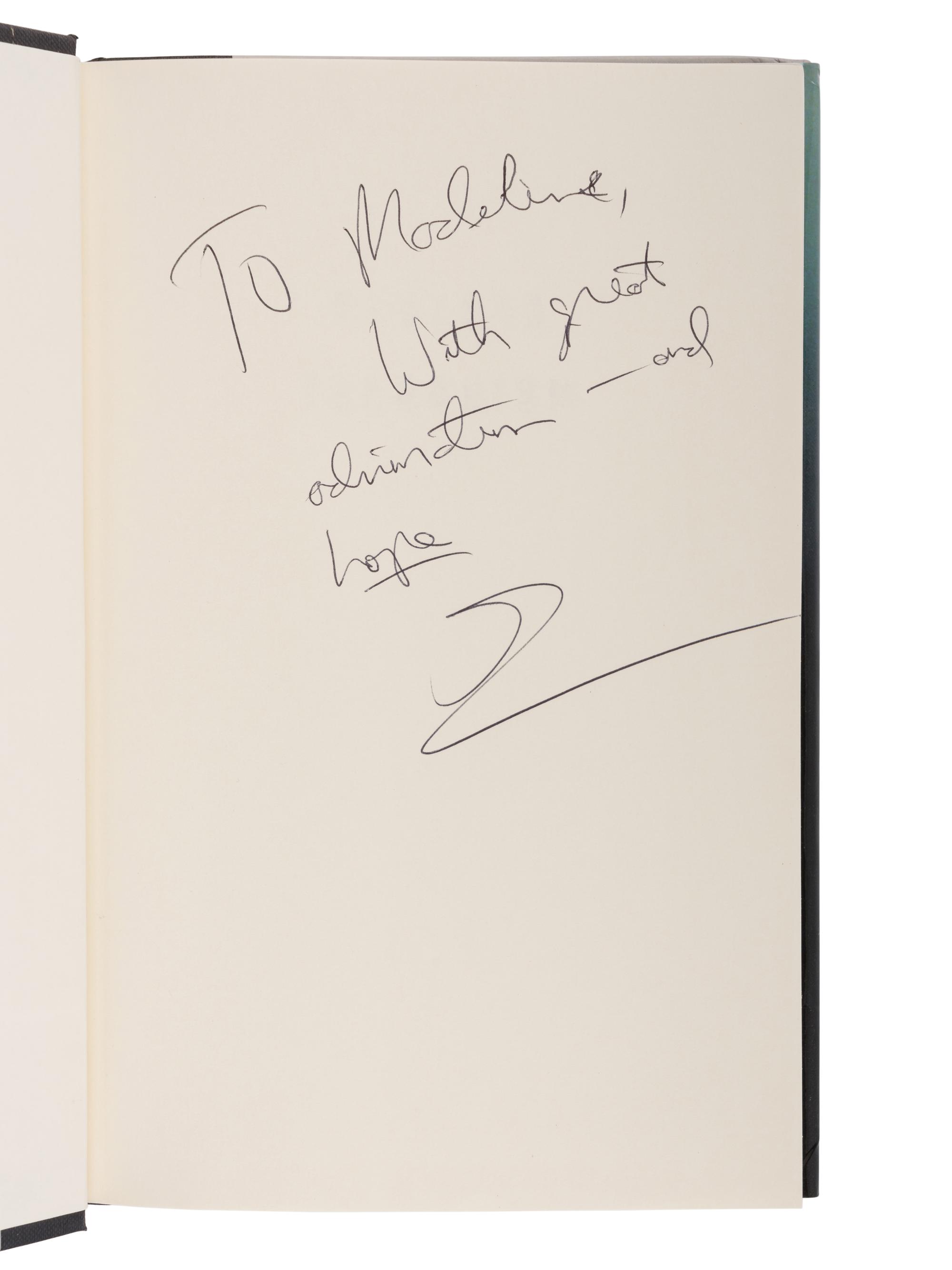 NUCLEAR WARFARE A group of 6 FIRST EDITIONS, a few INSCRIBED TO SECRETARY ALBRIGHT: