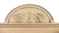 A Swedish Neoclassical Gray-Painted Hall Bench