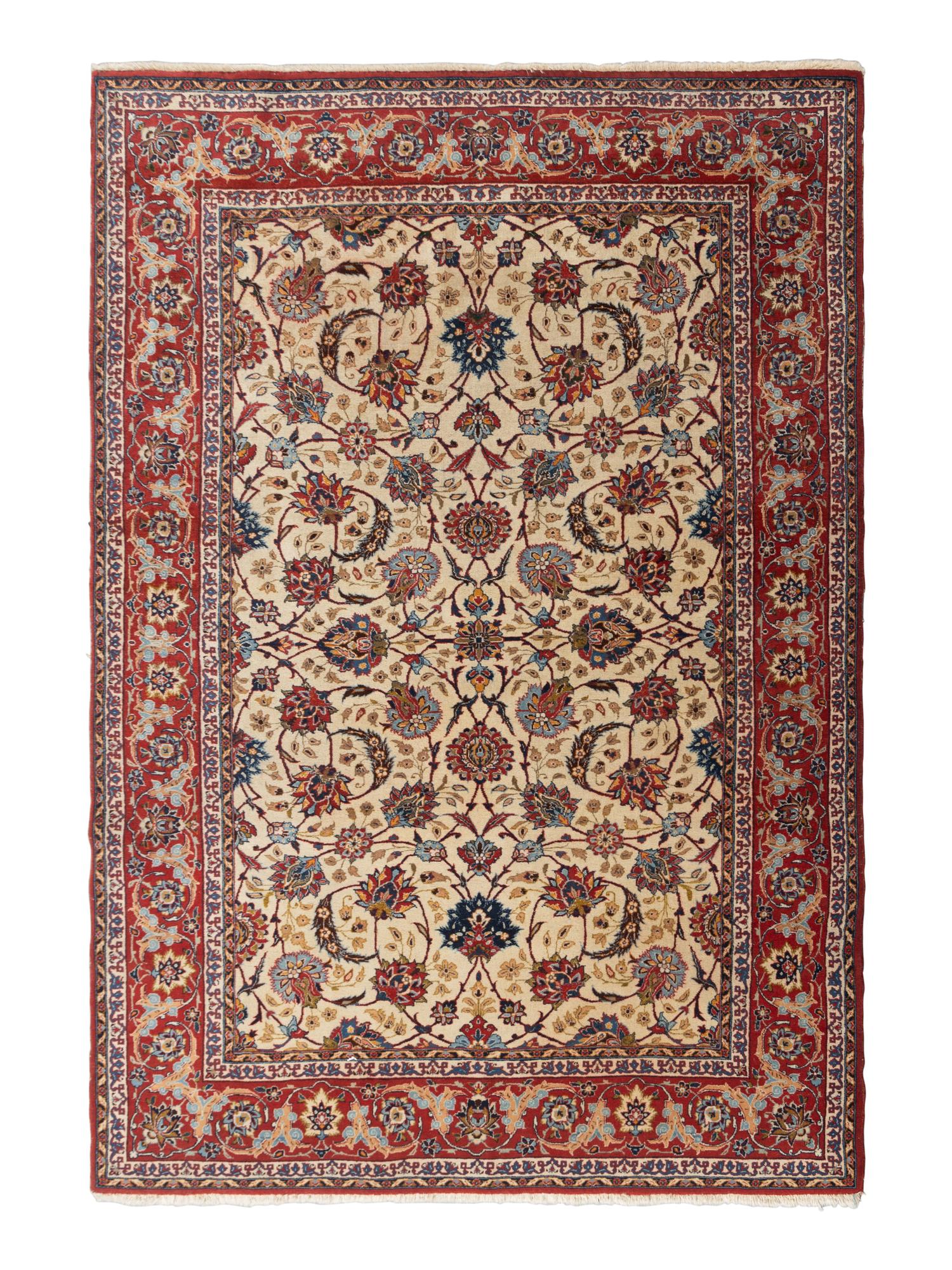 A Kashan Wool Rug