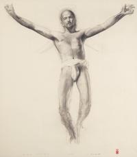 Bo Bartlett (American, b. 1955) — Floating Christ Figure, 1988