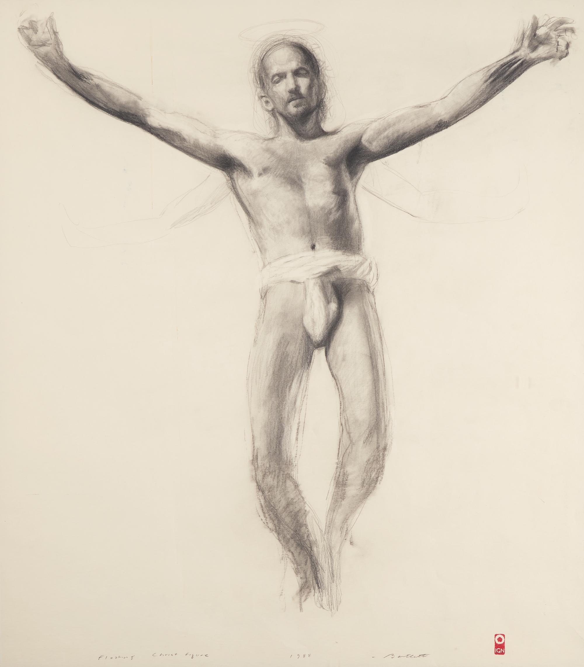 Bo Bartlett (American, b. 1955) — Floating Christ Figure, 1988