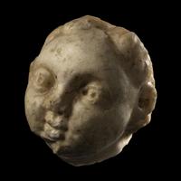 A Roman Marble Head of an Infant