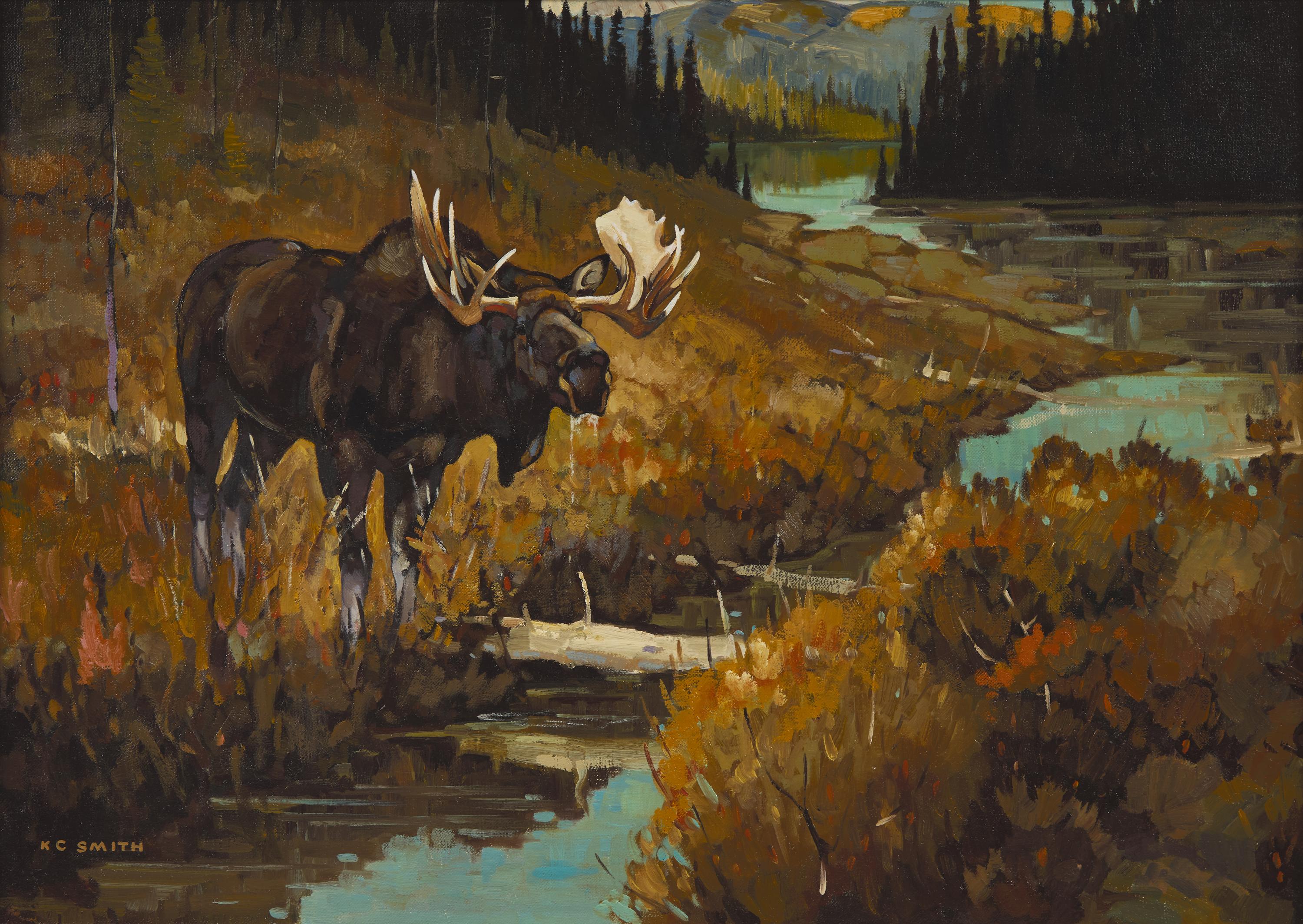 Keith C. Smith (Canadian, 1924-2000) — Moose