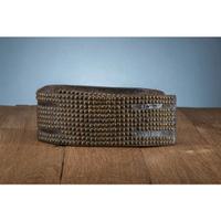 Northern Plains Tacked Leather Belt