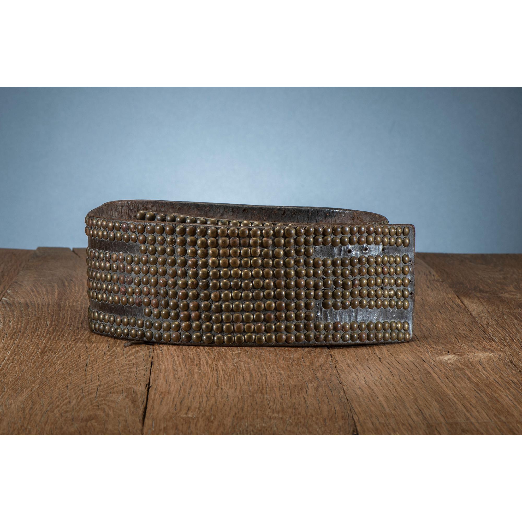 Northern Plains Tacked Leather Belt