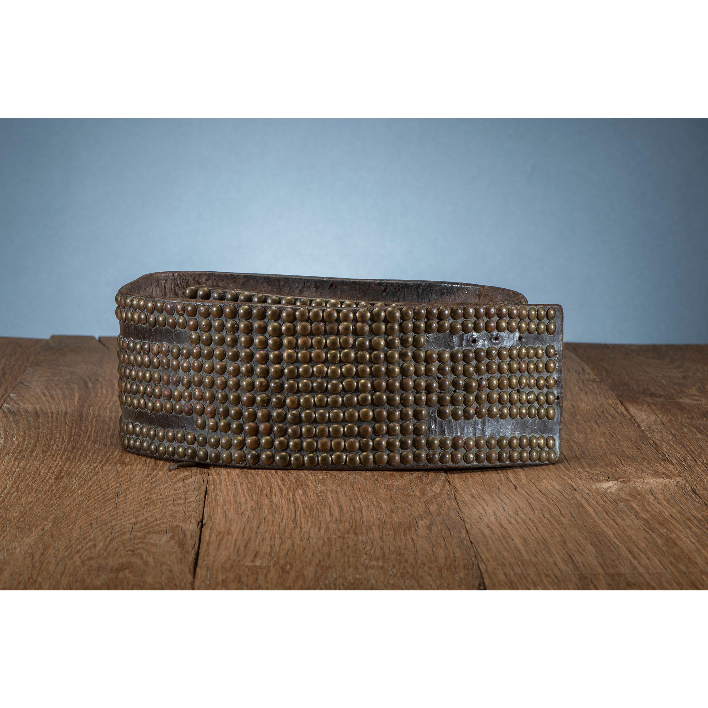 Northern Plains Tacked Leather Belt