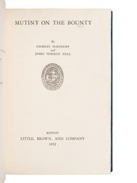 [FORE-EDGE PAINTING]. NORDHOFF, Charles (18878-1947). -- HALL, James Norman (1887-1951). Mutiny on the Bounty. Boston: Little, Brown, and Company, 1932.