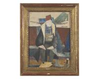 Figure with Red Cap