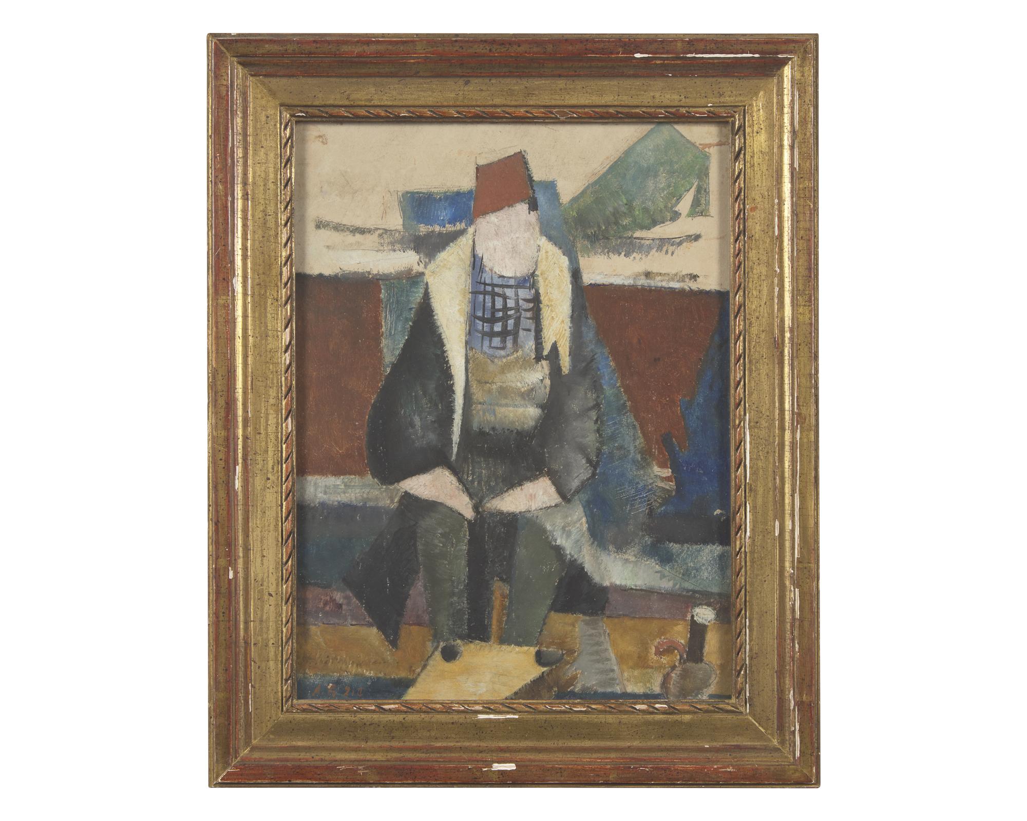 Figure with Red Cap