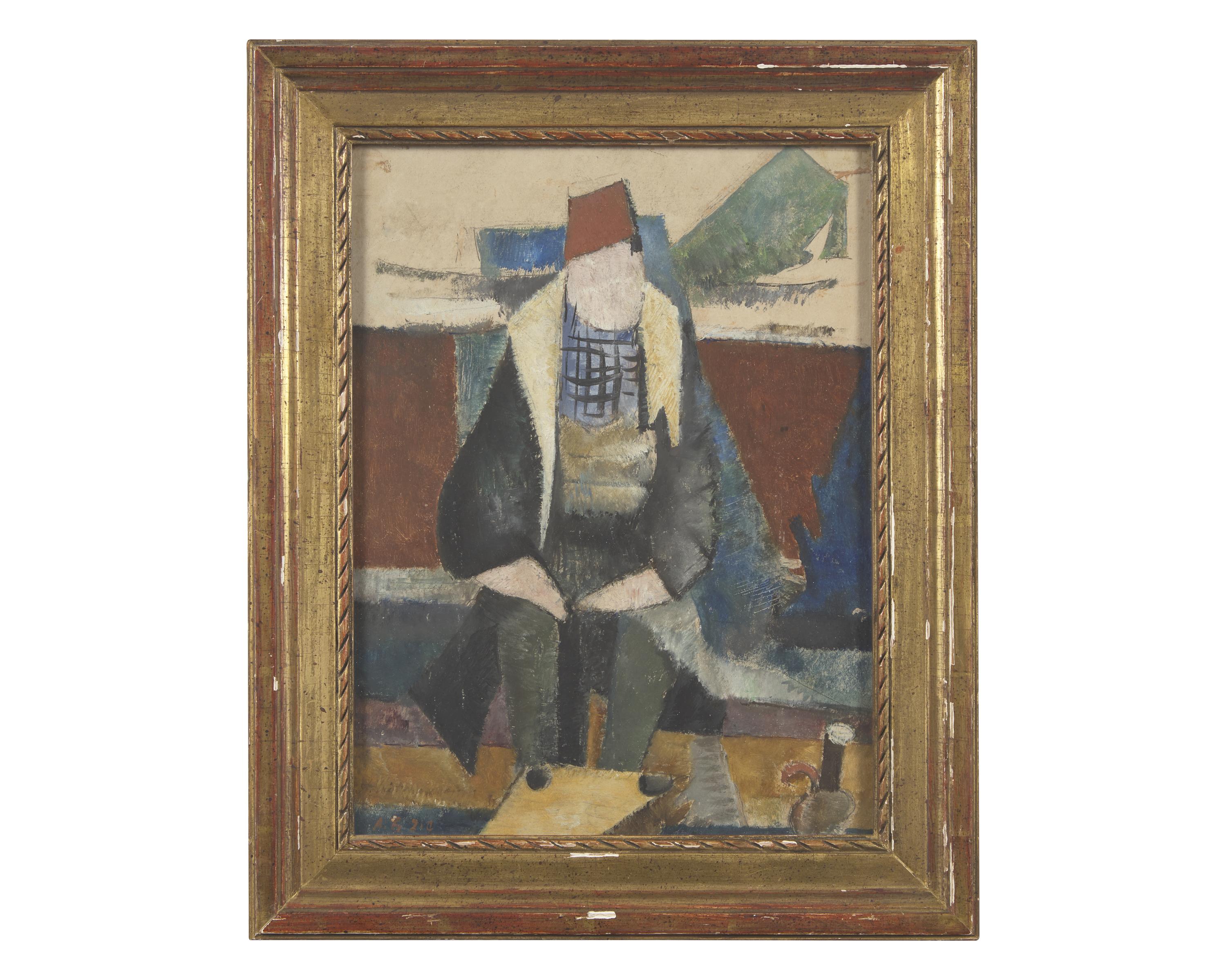 Figure with Red Cap