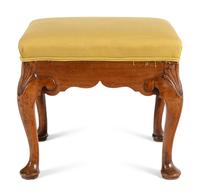 Two George II Walnut Stools