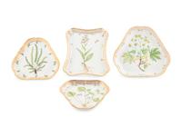 Four Royal Copenhagen Flora Danica Porcelain Table Articles