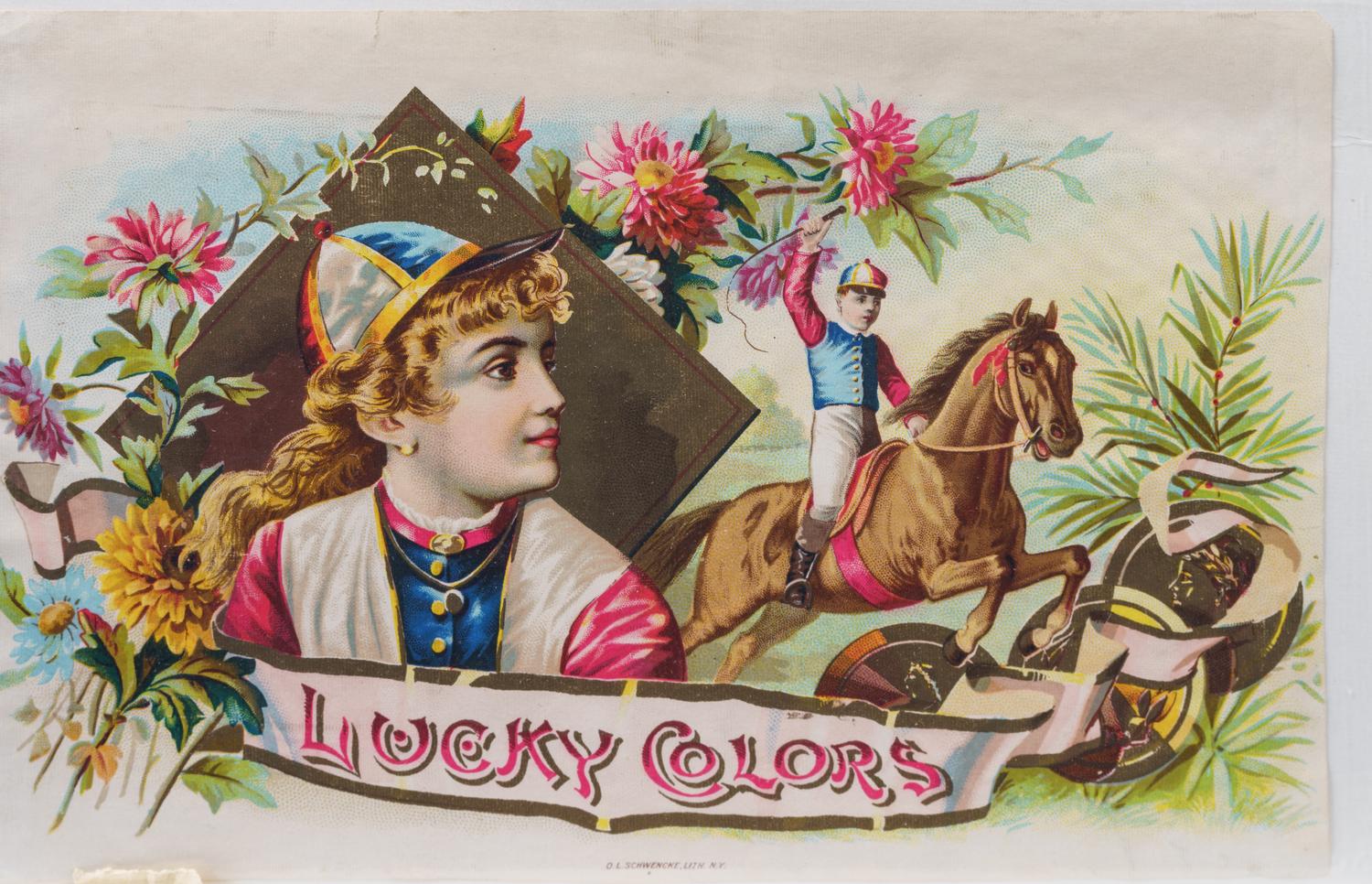A Collection of Printed and Embossed Cigar Box Paper Labels and Advertising Cards
