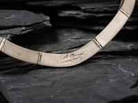 Sterling Silver and Channel Inlay Choker