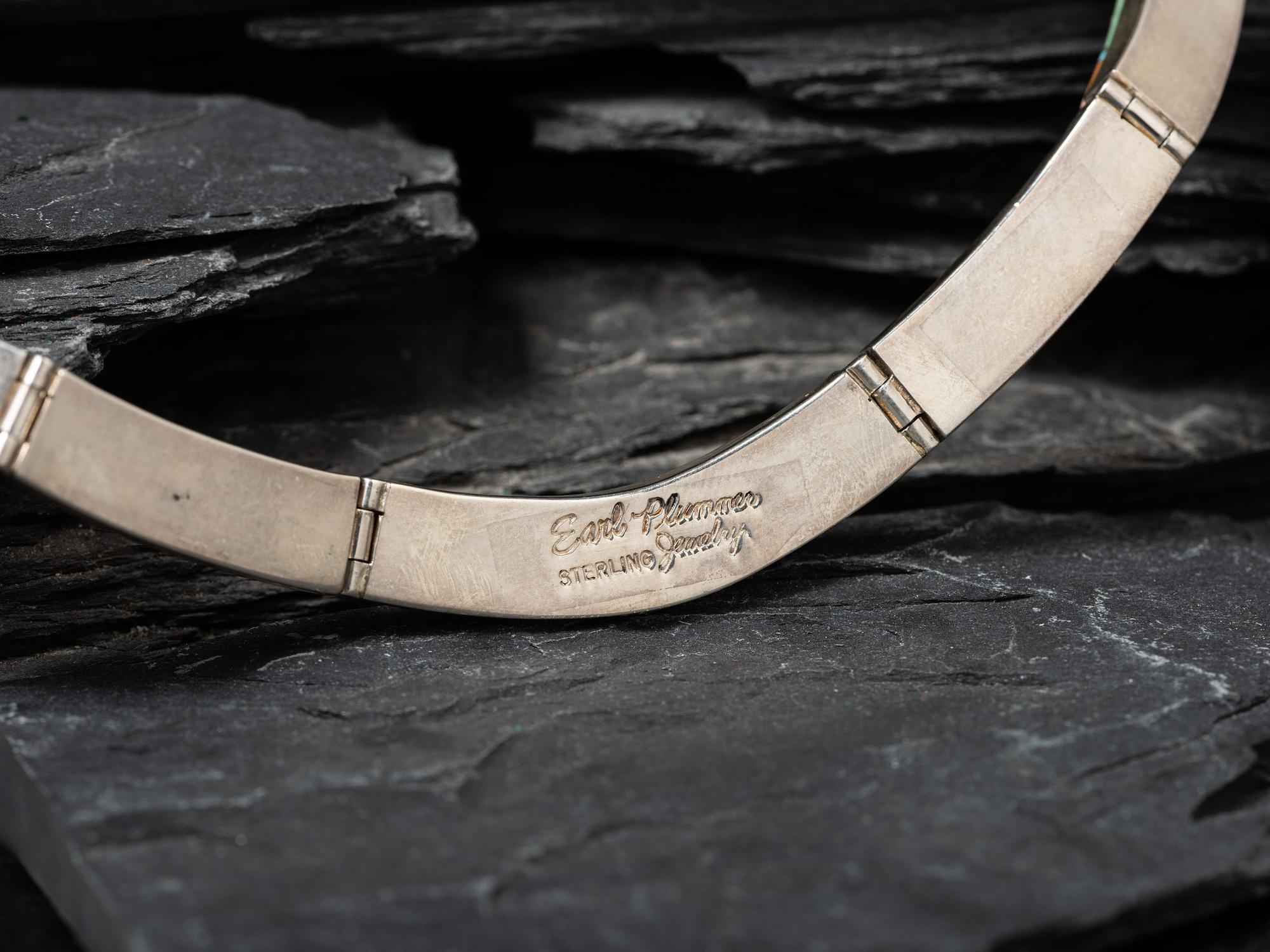 Sterling Silver and Channel Inlay Choker