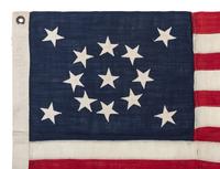 [FLAGS]. 13-star American Centennial flag. Ca 1876 or after.