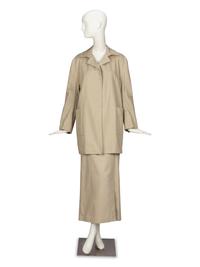 Yohji Yamamoto, Tan Twill Skirt Ensemble