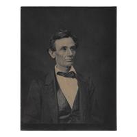 [Lincoln, Abraham]. Hesler, Alexander, photographer. Platinum photograph printed by George B. Ayres, ca 1890.