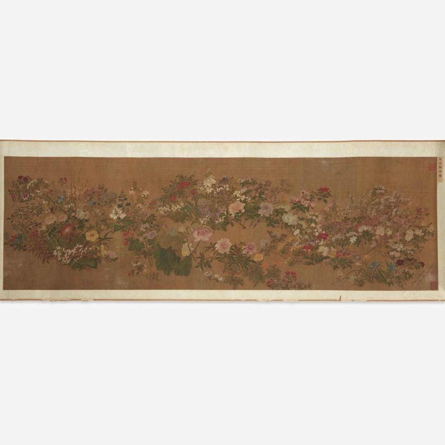 Chinese School, 19th century or earlier 十九世纪或更早 One Hundred Auspicious Subjects, eight works ???????? ????